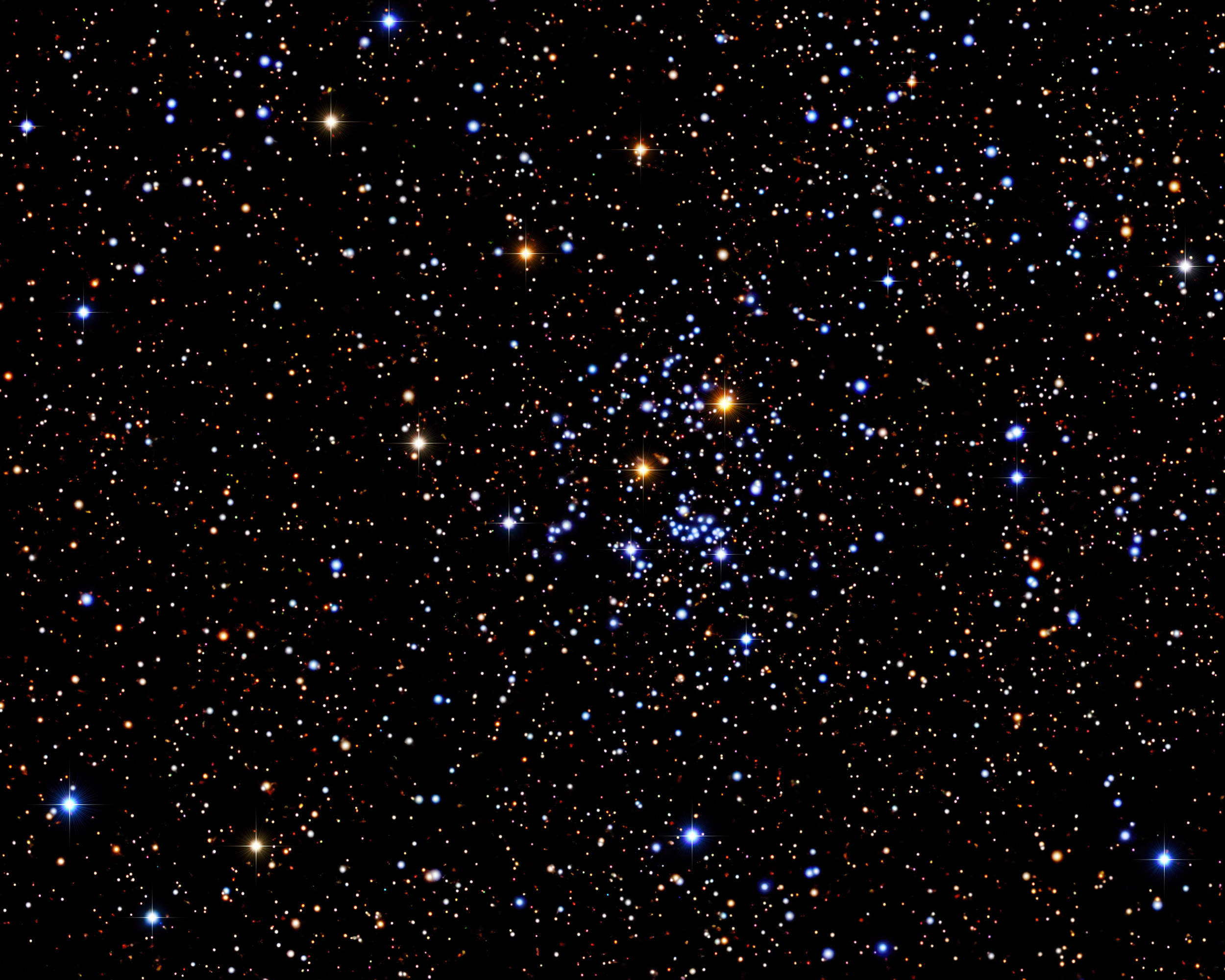 Star Cluster NGC 6765, 2025, Inkjet pigment print, 180 x 140.5 cm, Edition of 3 + 1AP